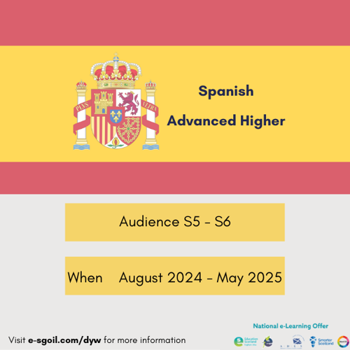 Spanish - Advanced Higher