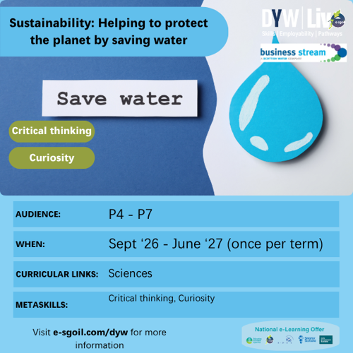 Sustainability: Water Saving Session