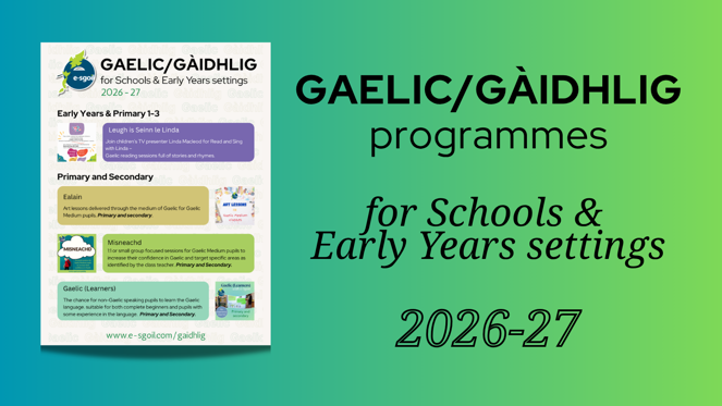 Gaelic Programmes Carousel Card